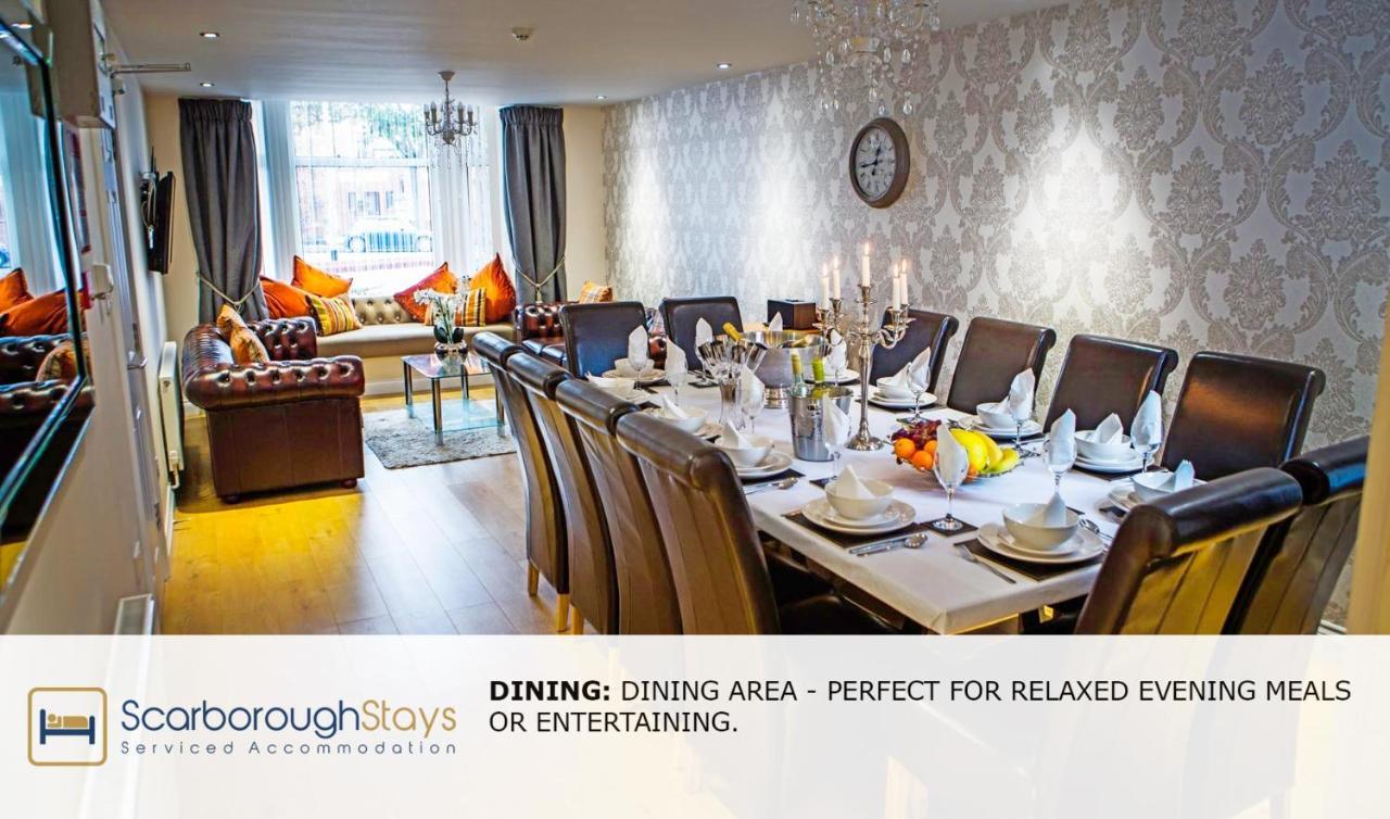 Scarborough Stays - Luxury Townhouse Ideal For Large Groups - Hot Tub 外观 照片